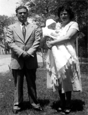 Grandparents Louis Priest Jr., Helen Ferrelli Priest and aunt Marie Priest Cacia