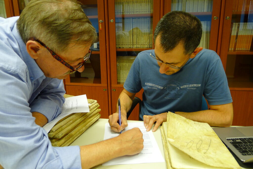 Researching at the state archive